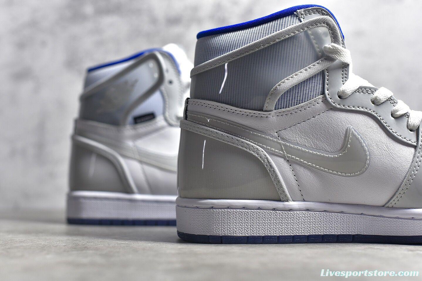 Jordan 1 Retro High Zoom White Racer Blue