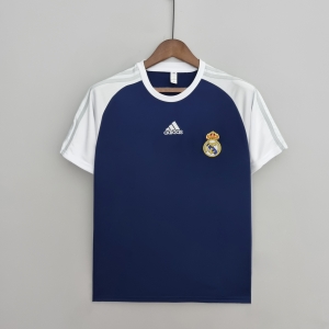 22/23 Real Madrid Training Suit Blue Soccer Jersey