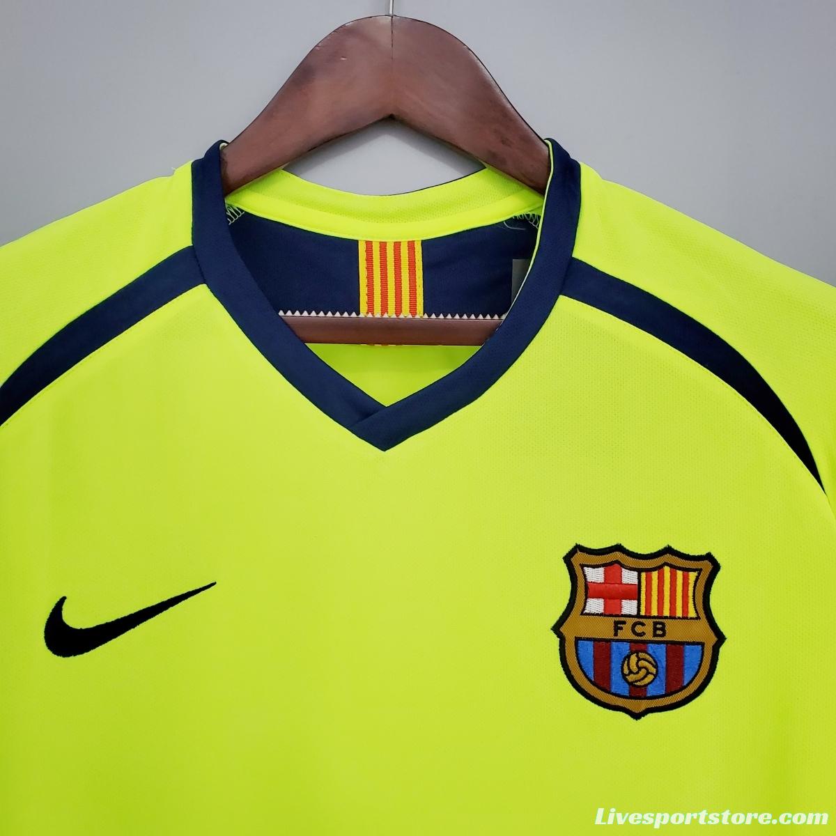 Retro Barcelona 05/06 away Soccer Jersey