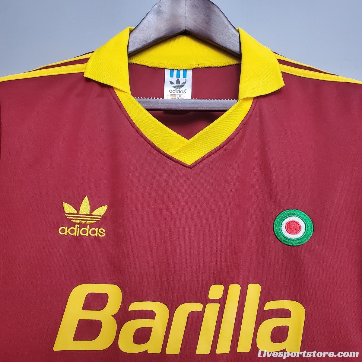 Retro Roma 91/92 home Soccer Jersey