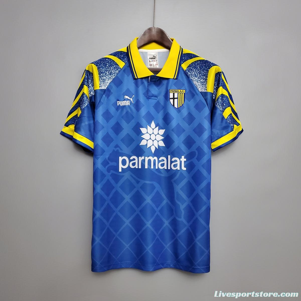 Retro Parma 95/97 Blue Soccer Jersey