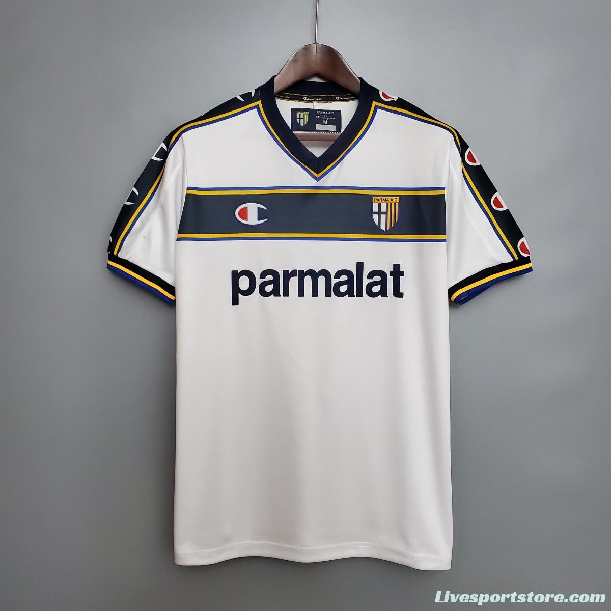 Retro Parma 02/03 away Soccer Jersey