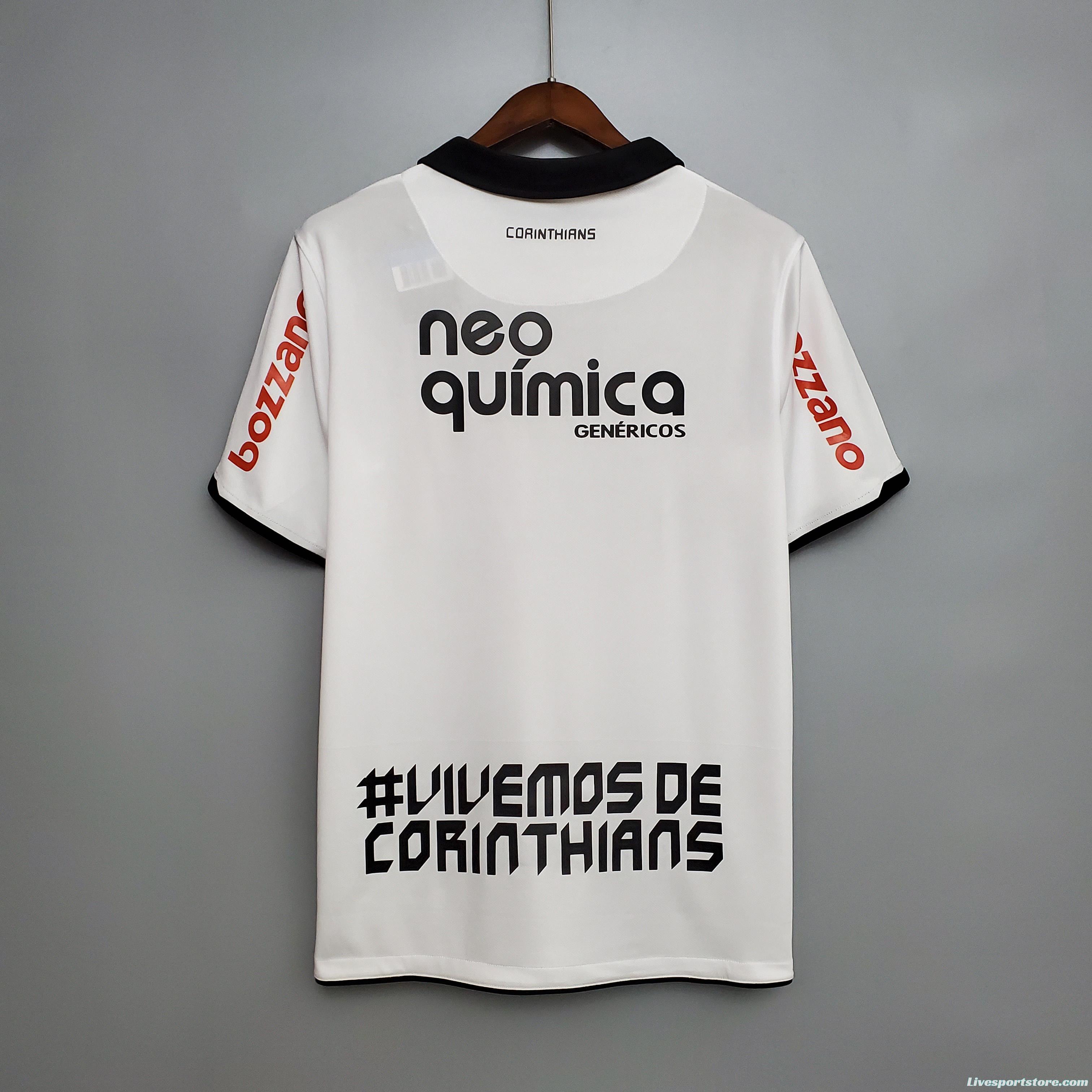 Retro Corinthians 2012 home Soccer Jersey