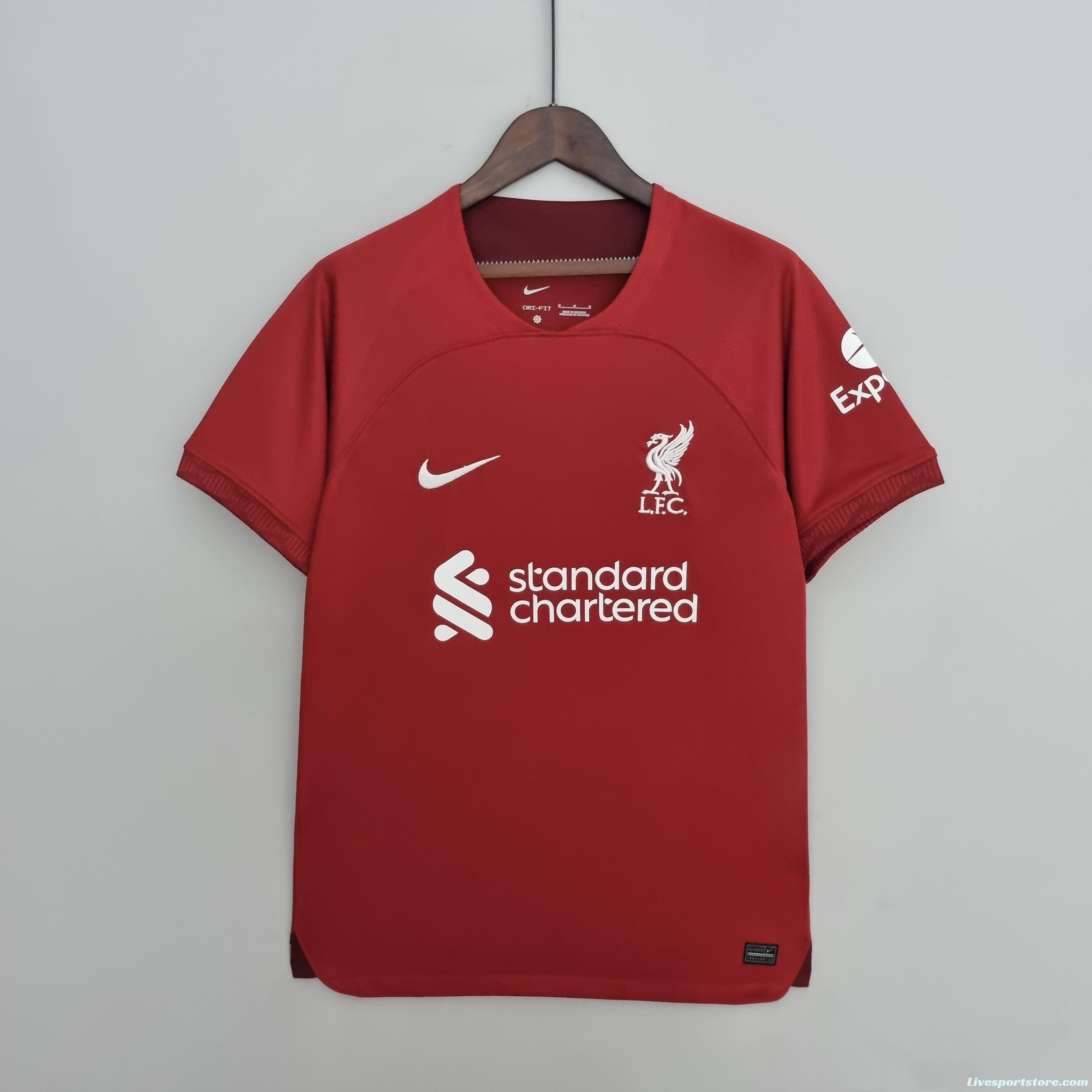 22/23 Liverpool Home Soccer Jersey