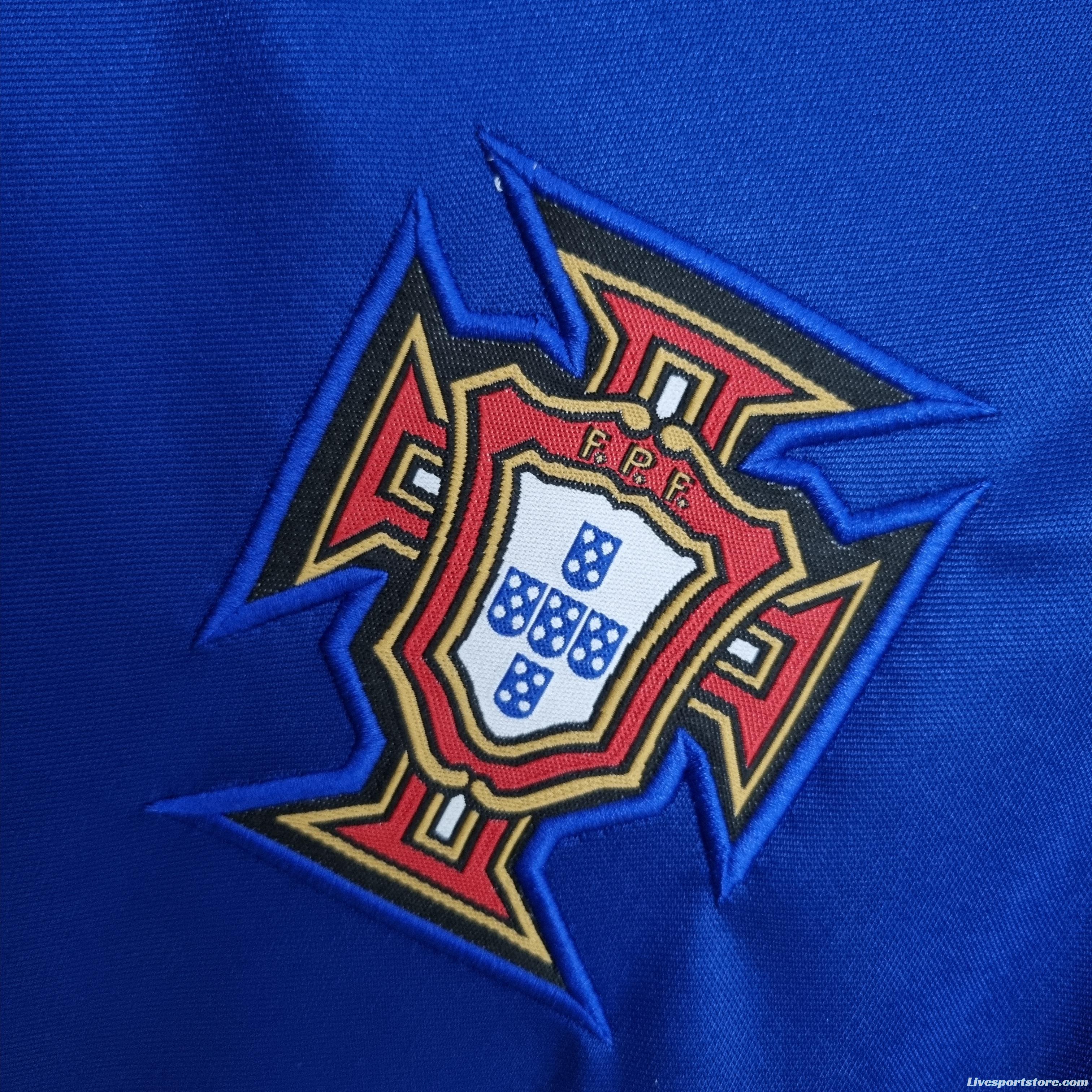 Retro 1998 Portugal away Soccer Jersey