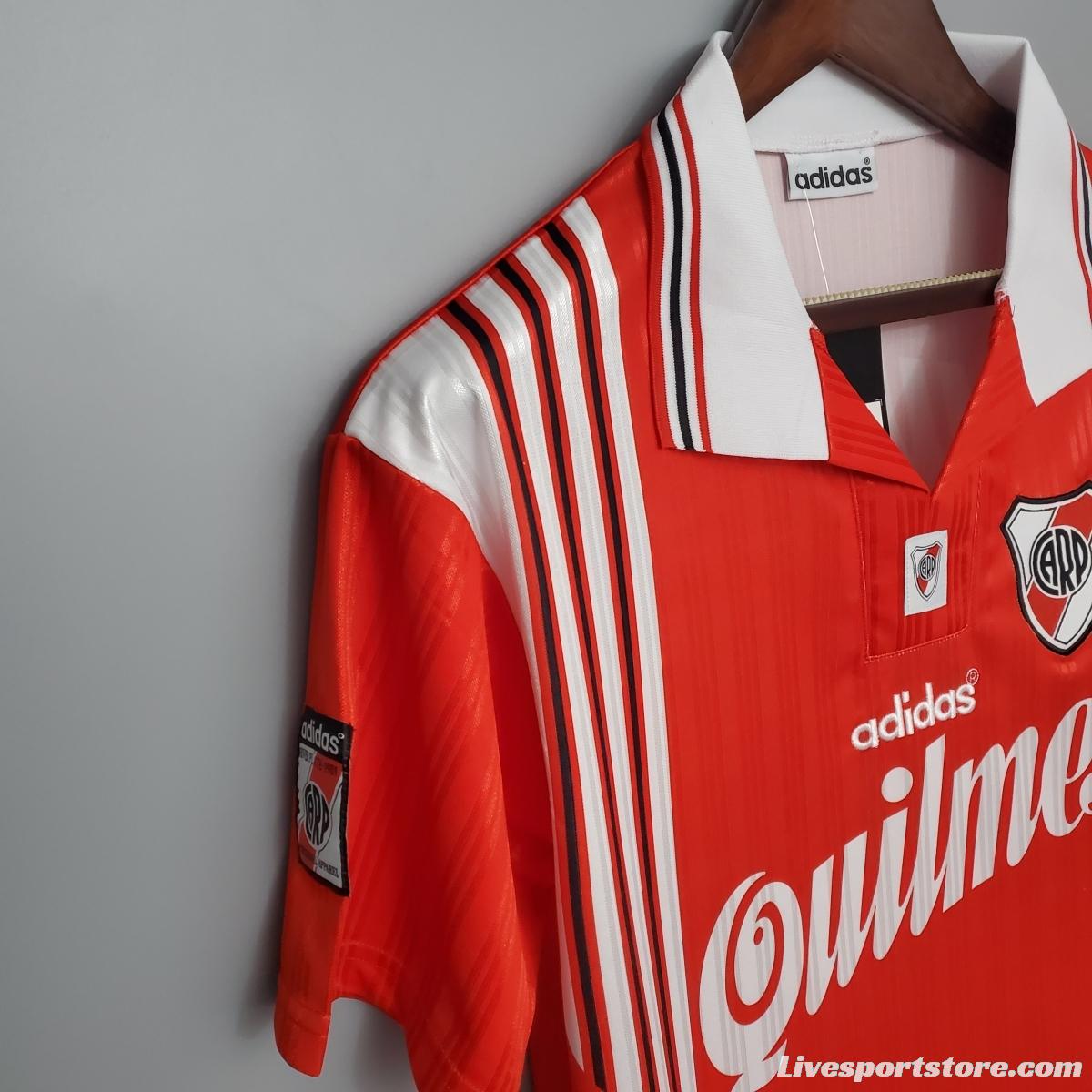 Retro River Plate 95/96 away Soccer Jersey