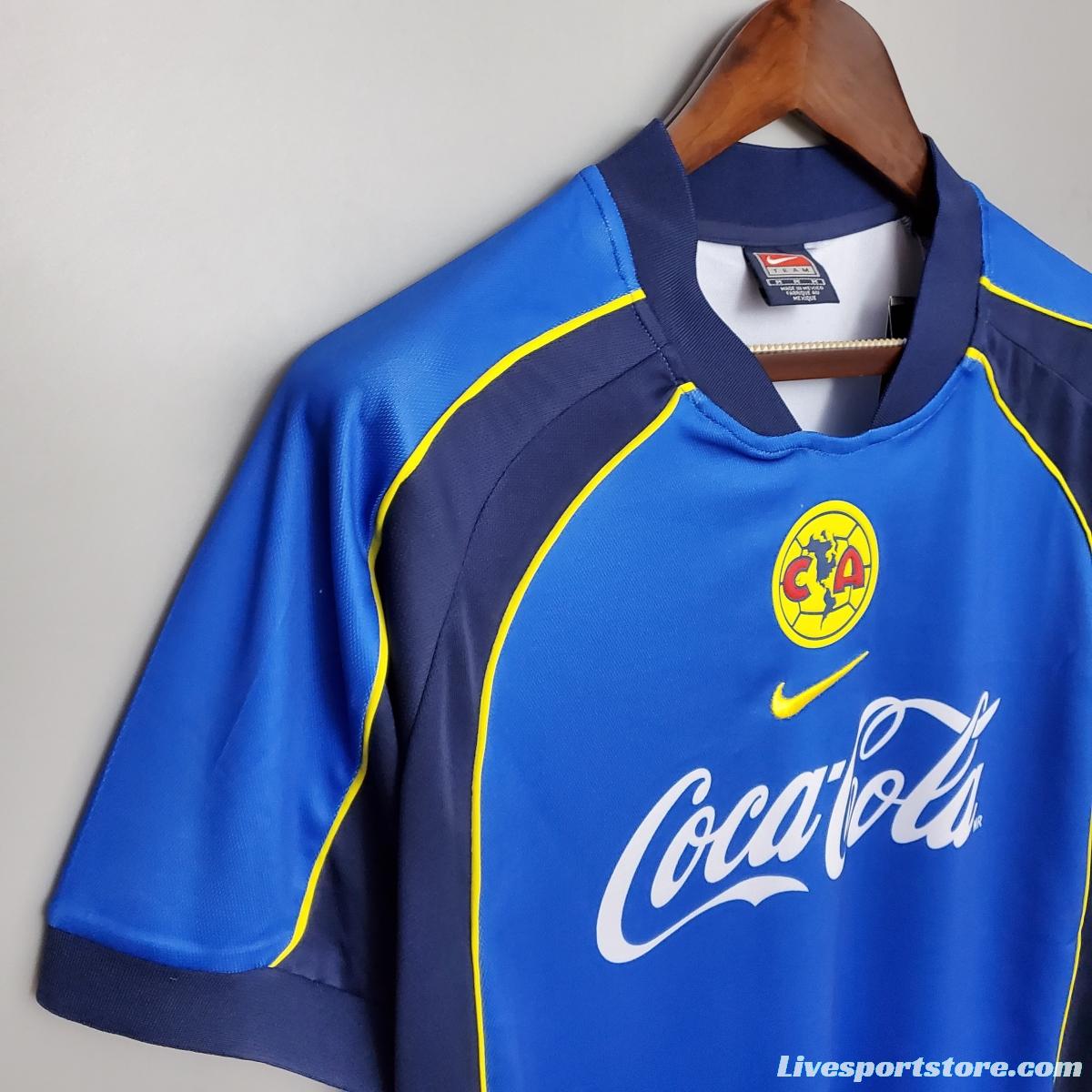 Retro 01/02 Club America away Soccer Jersey