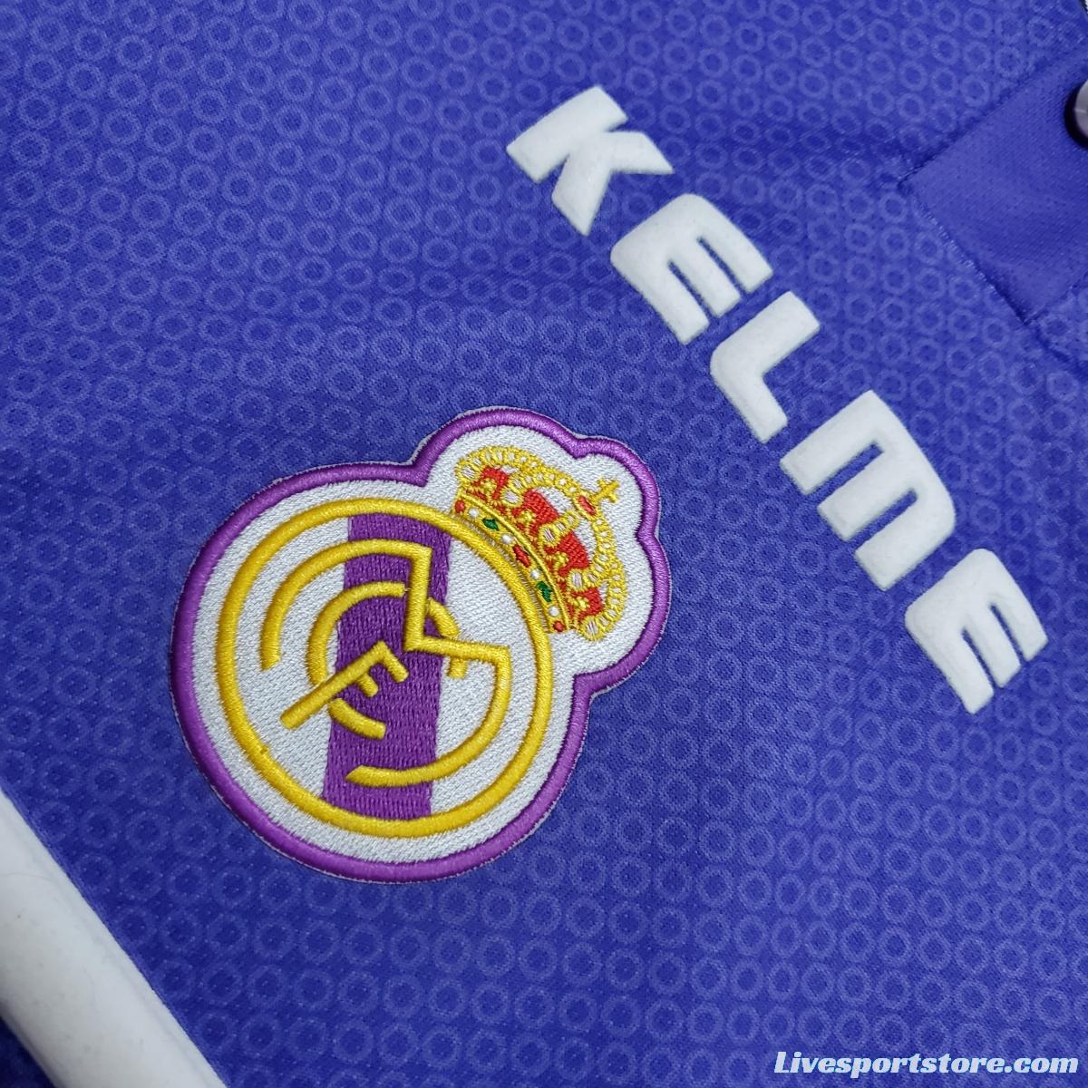 Retro Real Madrid 97/98 away Soccer Jersey