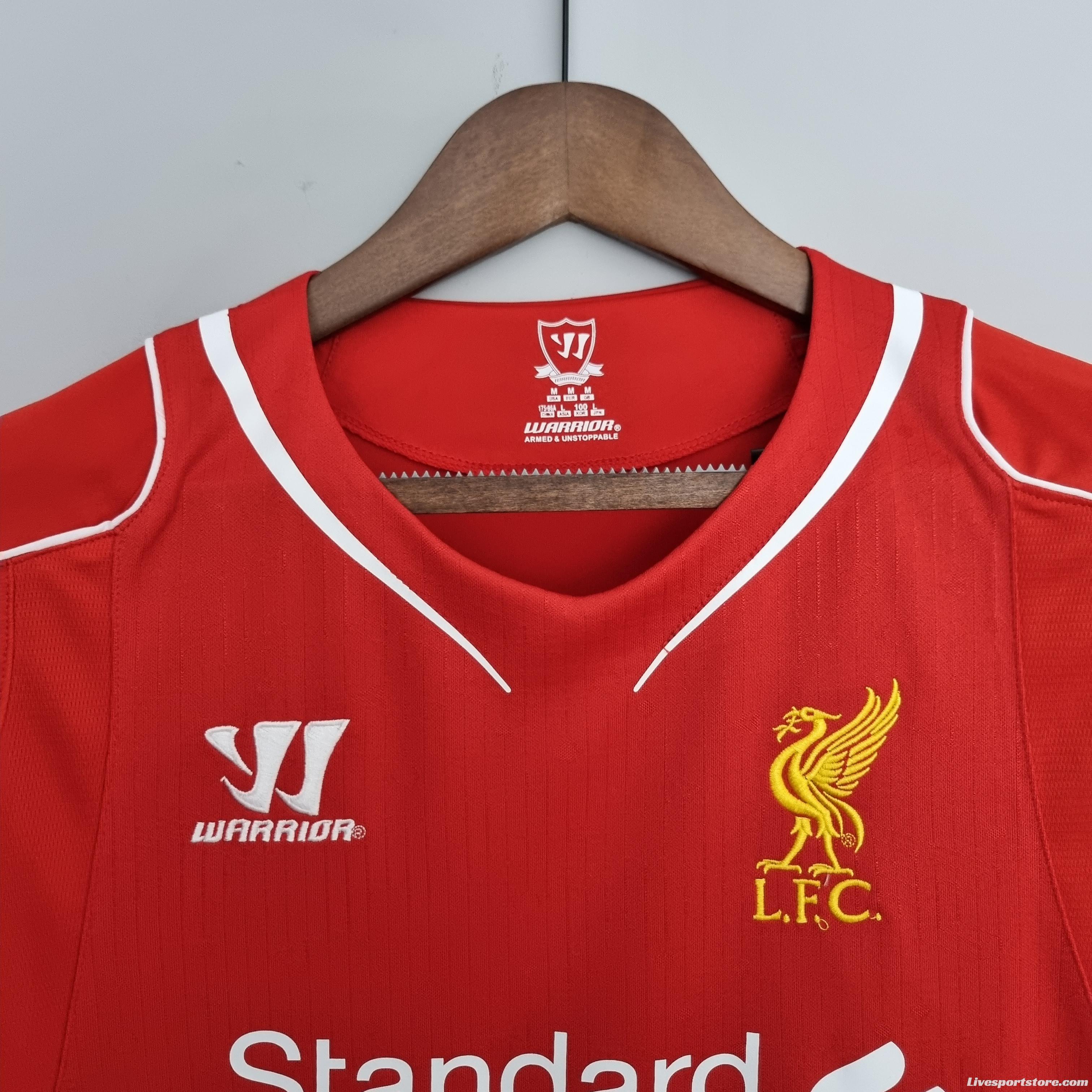 Retro Liverpool 14/15 home Soccer Jersey