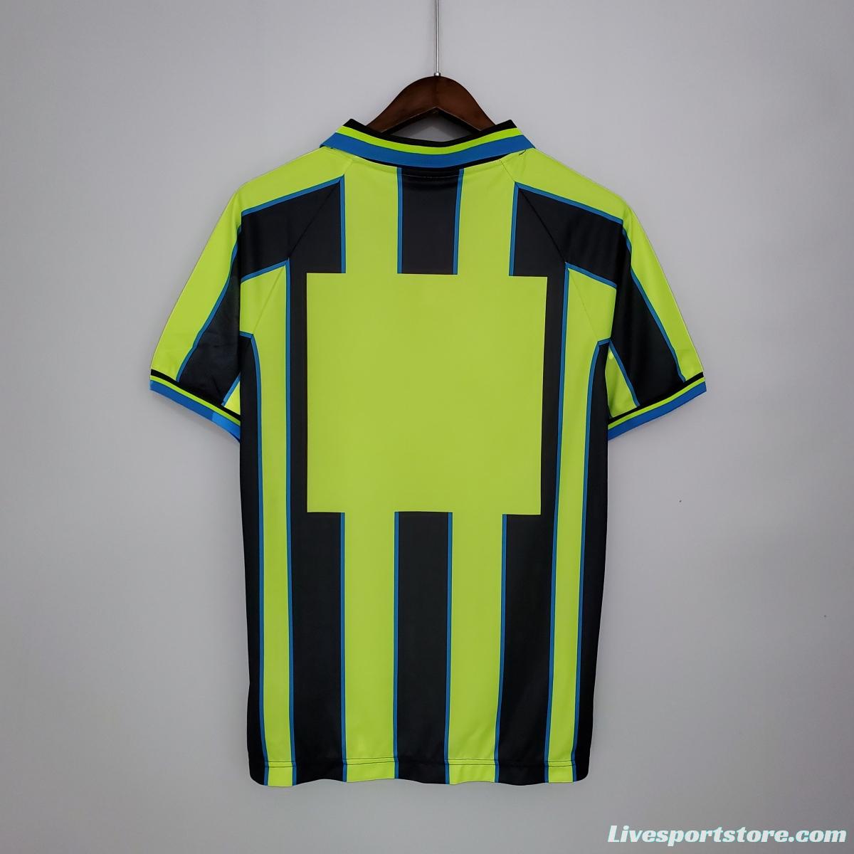 Retro Manchester City 98/99 away Soccer Jersey