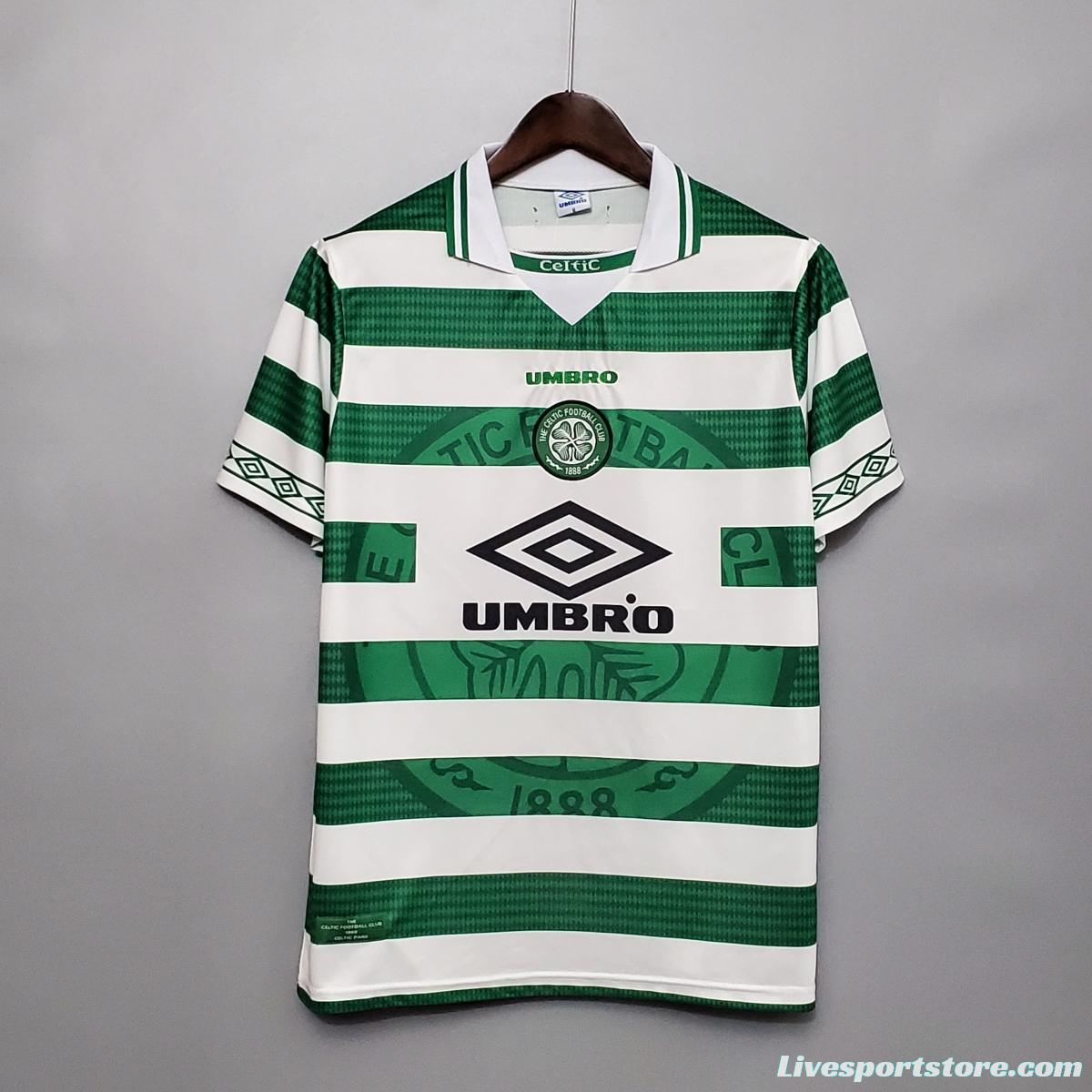 Retro 98/99 Celtic home Soccer Jersey