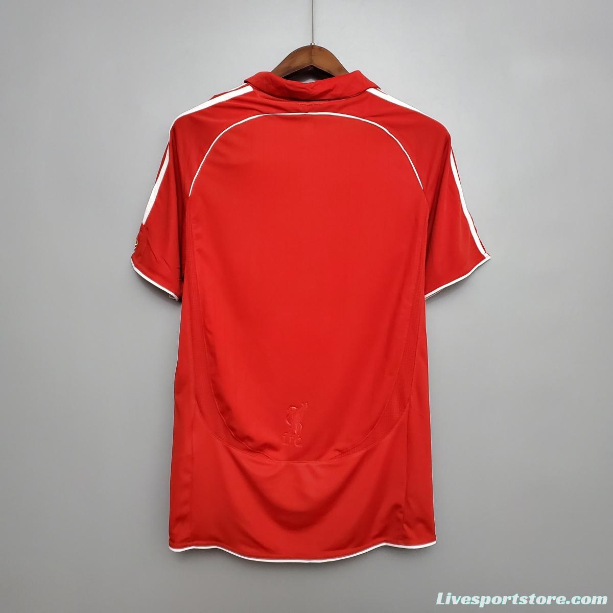 Retro Liverpool 06/07 home Soccer Jersey