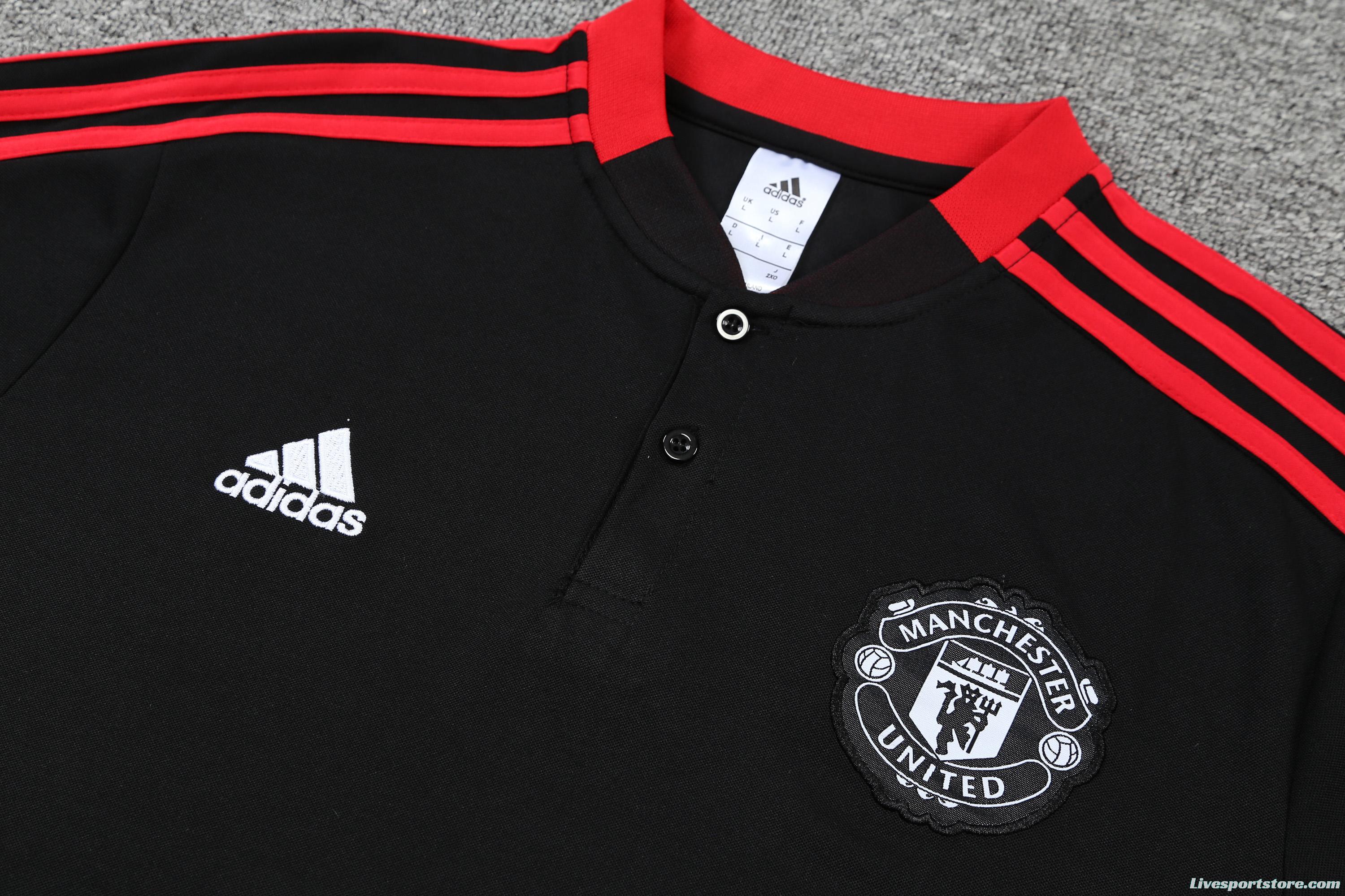 Manchester United POLO kit Black and red stripes(not supported to be sold separately)