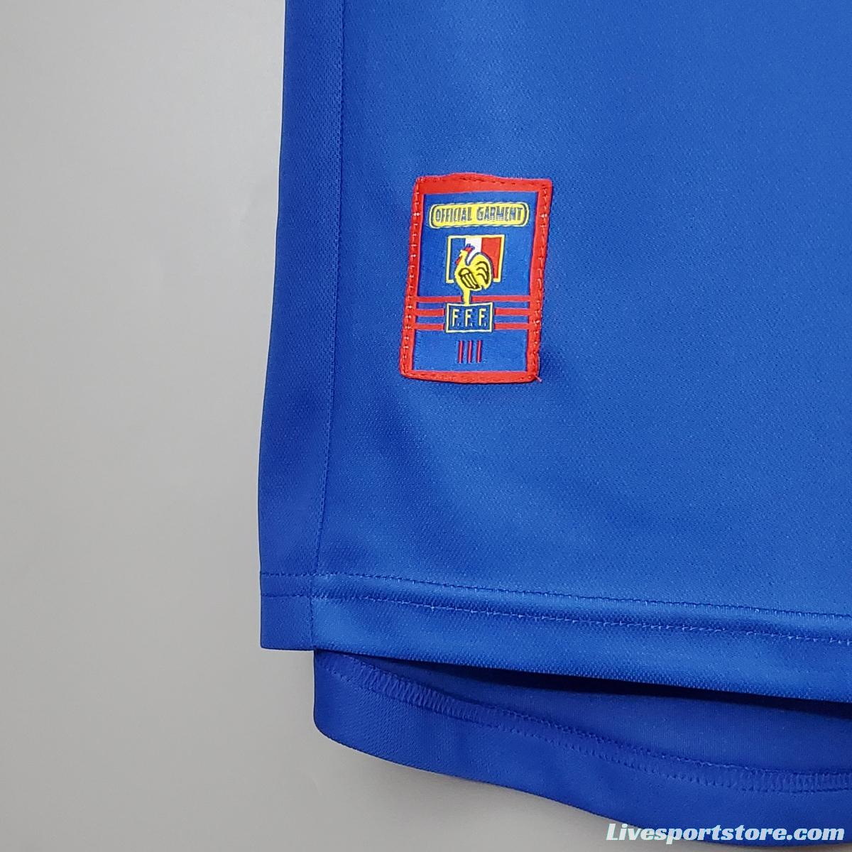 Retro 1998 France home Soccer Jersey