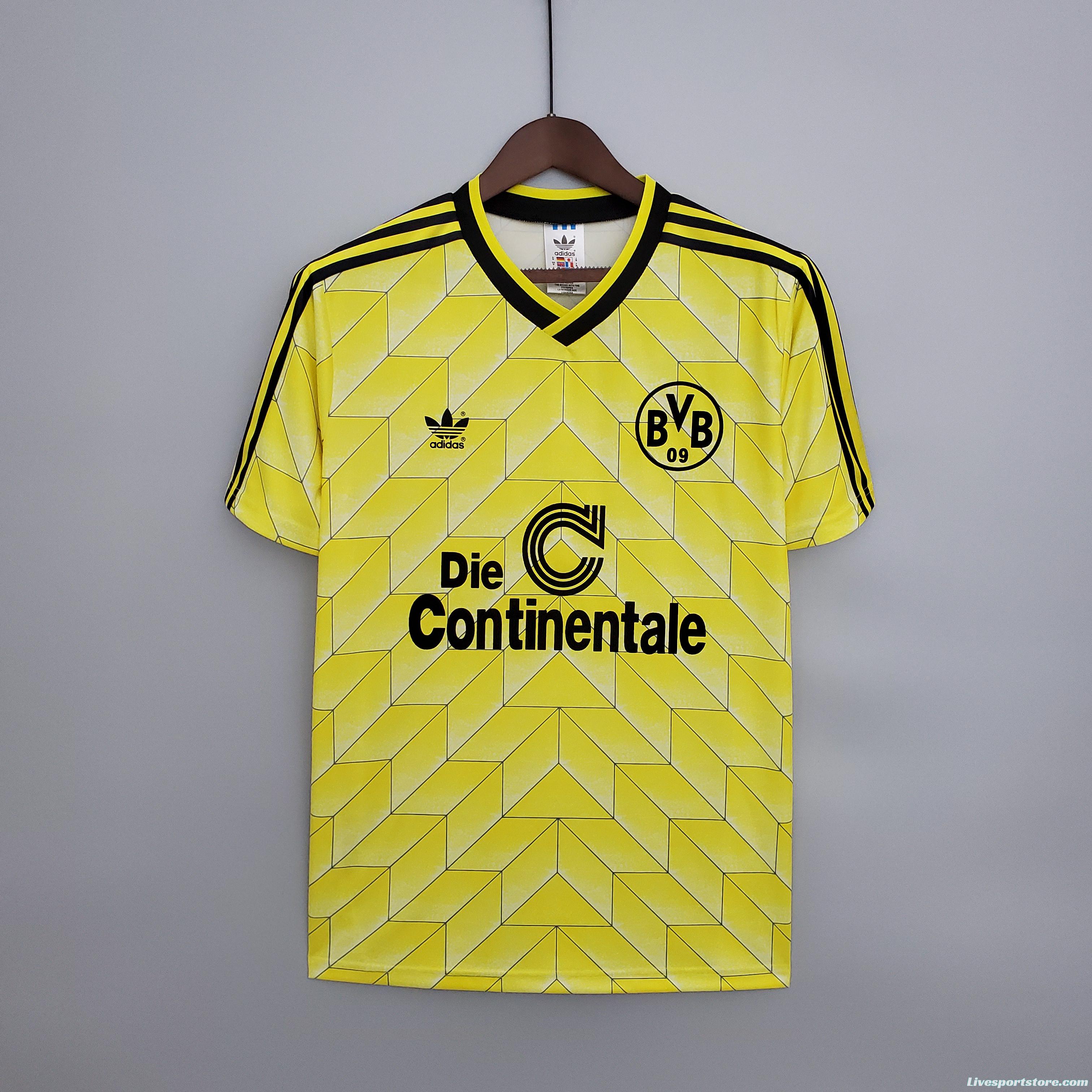 Retro Borussia Dortmund 1988 home Soccer Jersey