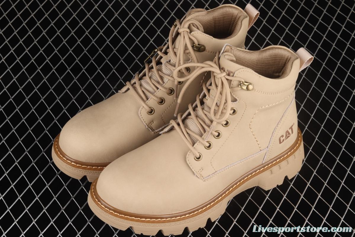 CAT FOOTWEAR/ CAT RYMAN WP 21SS autumn and winter new outdoor rhubarb boots series P717888SAND