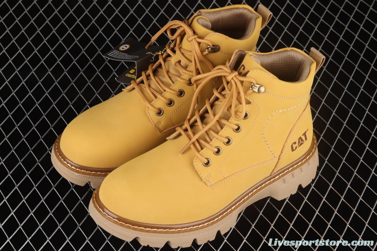 CAT FOOTWEAR/ CAT RYMAN WP 21SS autumn and winter new outdoor rhubarb boots series P717888YELLOW