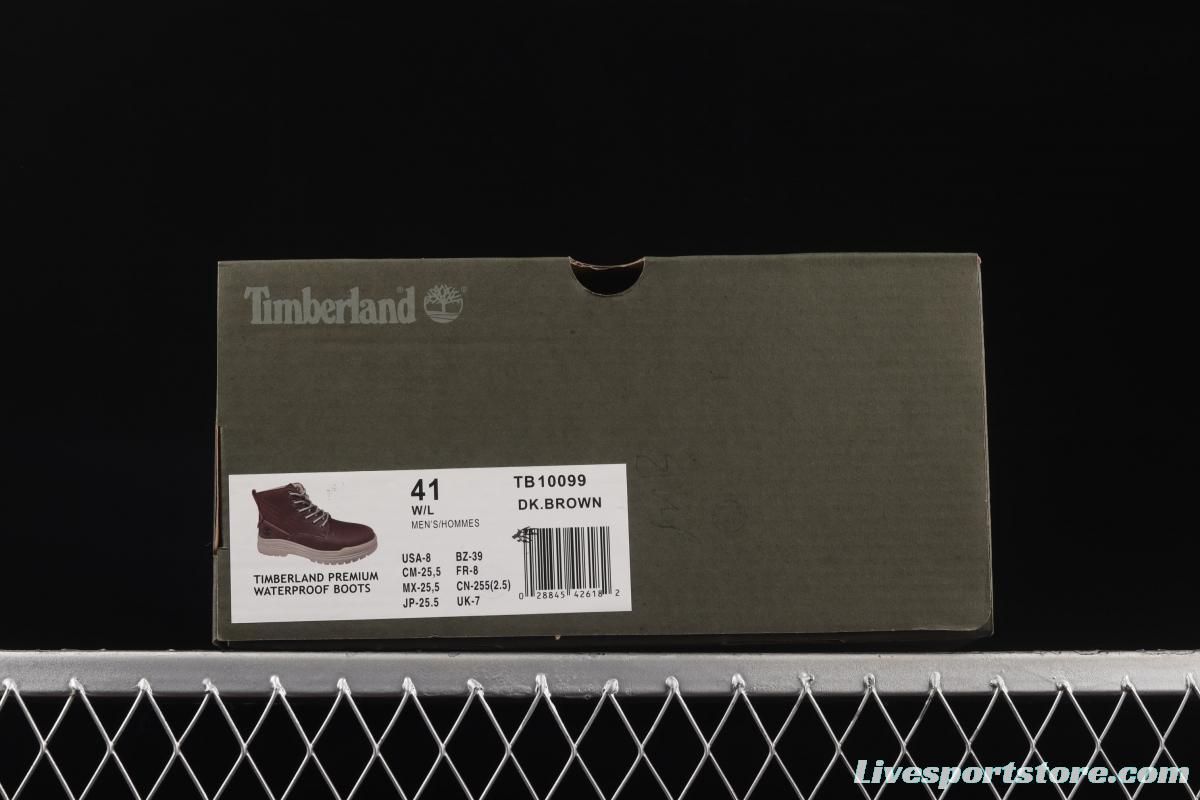 Timberland 21ss autumn and winter new mid-top casual shoes TB10099DKBR