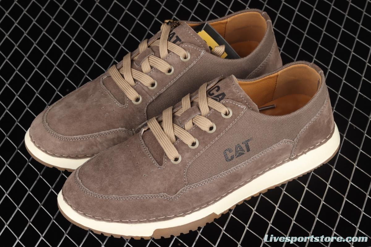 CAT FOOTWEAR/ CAT Carter 21SS autumn new vintage fashion shoes series leisure board shoes P720536 light coffee