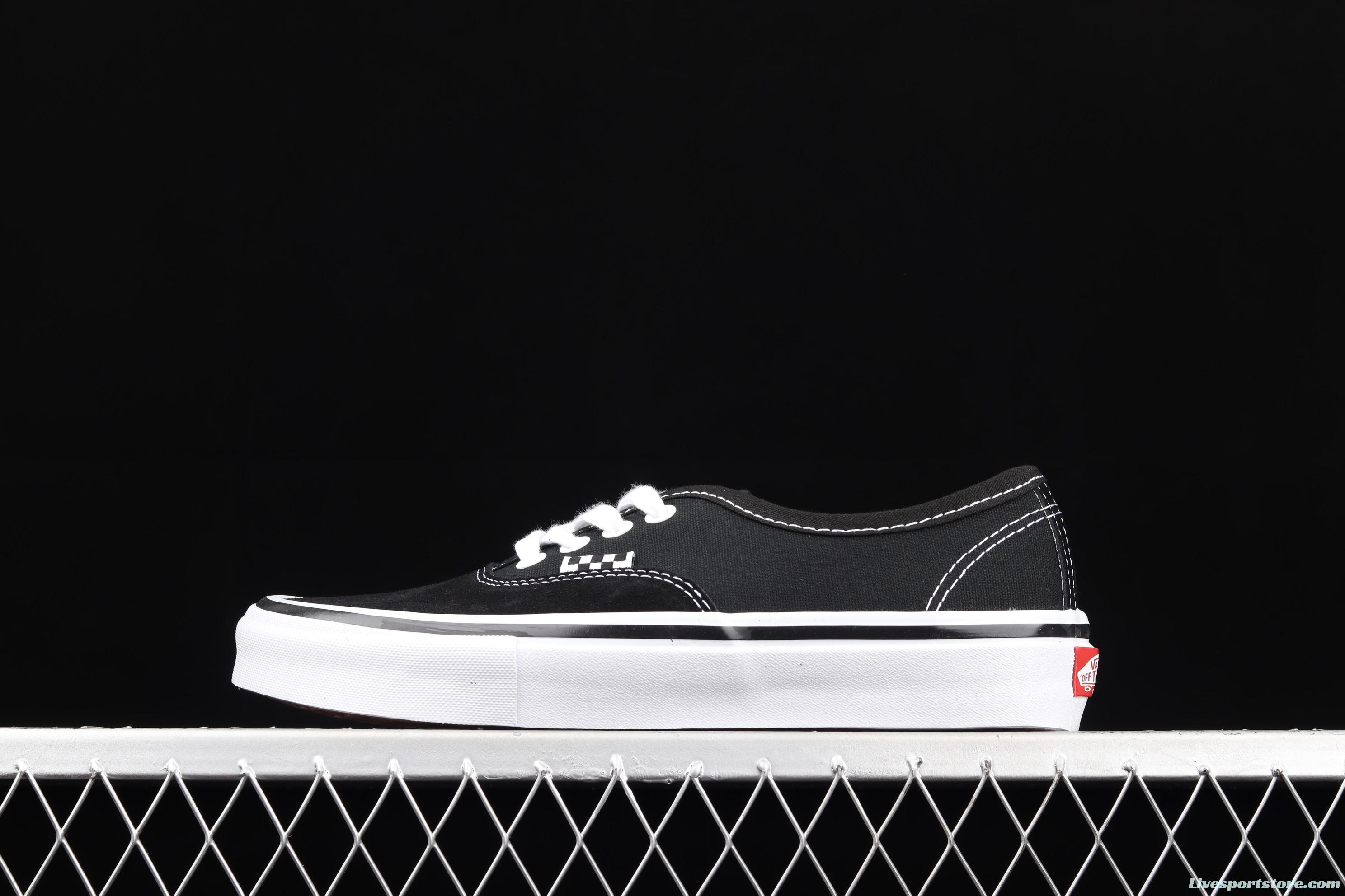 Vans Skate Authentic series classic black and white low-top casual board shoes VN0A5FC8Y28