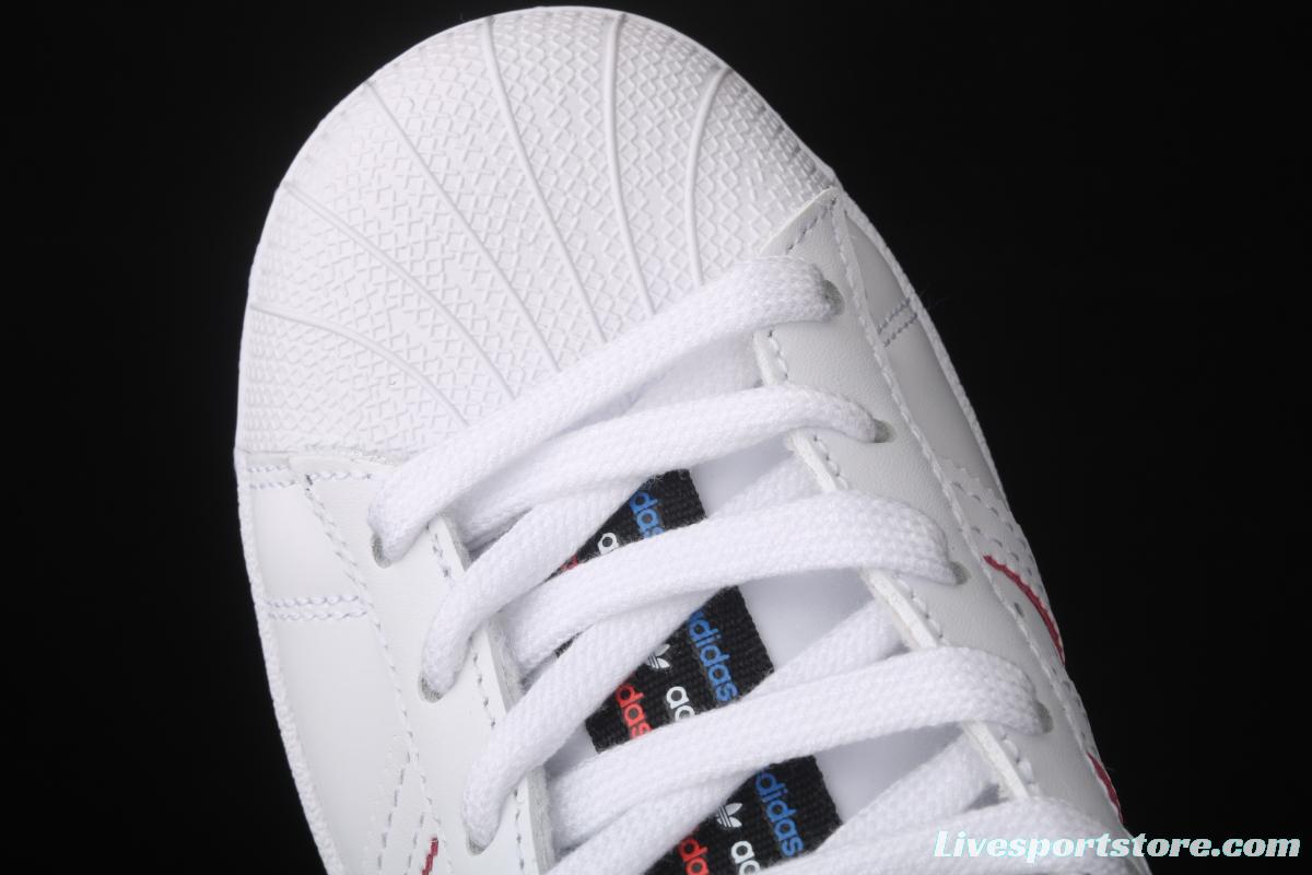 Adidas Superstar Star FW6775 shell head clover classic all-purpose leisure sports board shoes