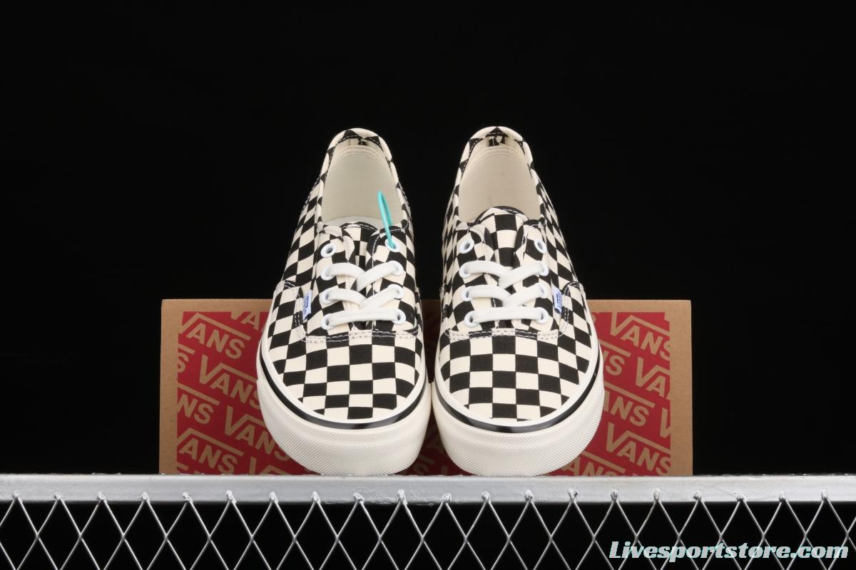 Vans Old Skool Anaheim blue standard four-hole low-side checkerboard vulcanized casual shoes VN0A38ENOAK