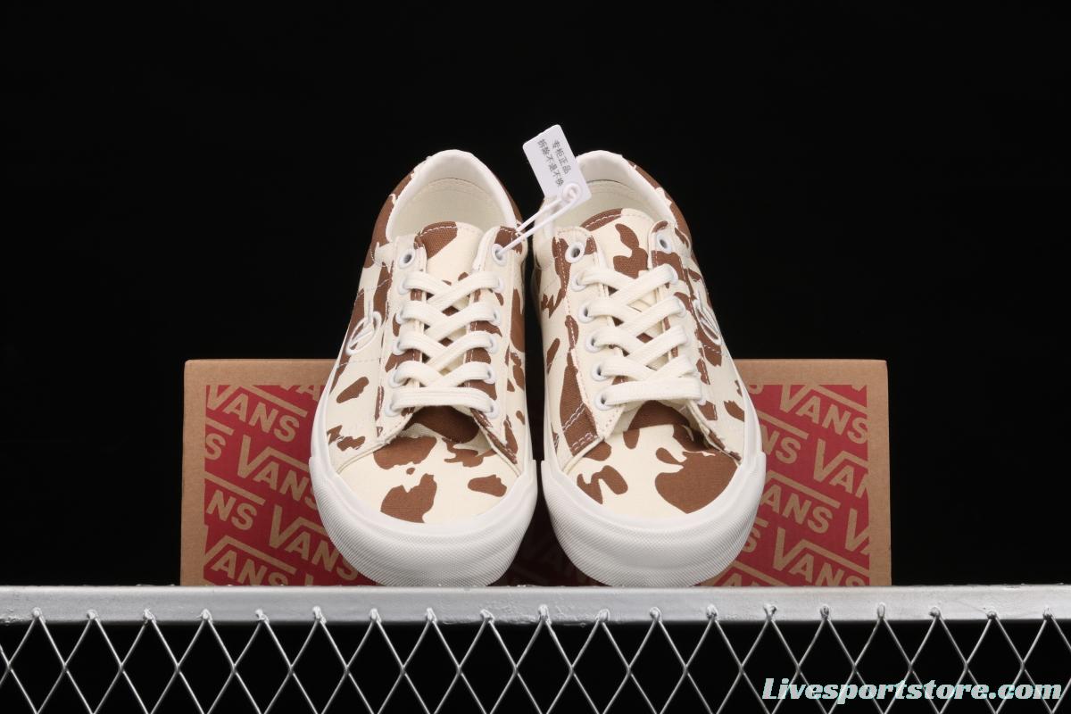 Vans Sid DX Vance brown cow striped Anaheim canvas board shoes VN0A4BTX41A