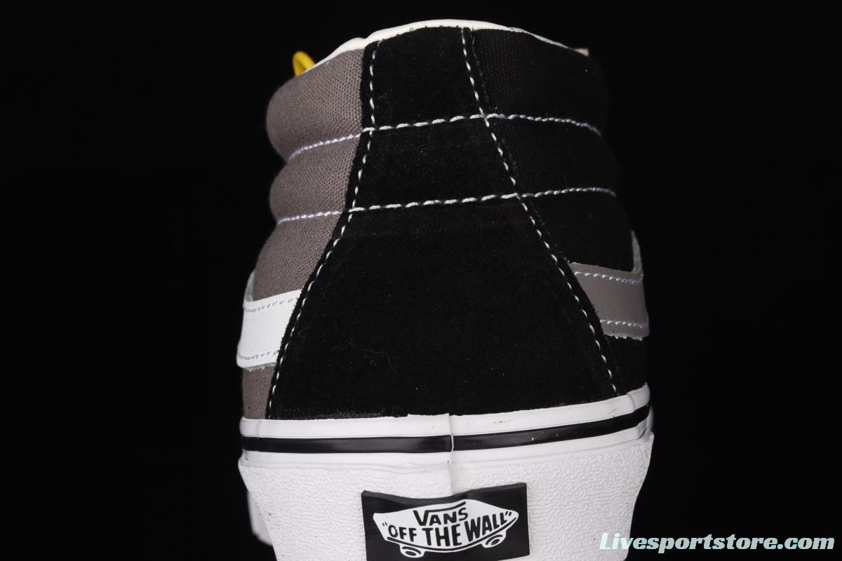 Vans Sk8-Mid Vance color elements retro Chinese top casual board shoes VN0A3WM32PD