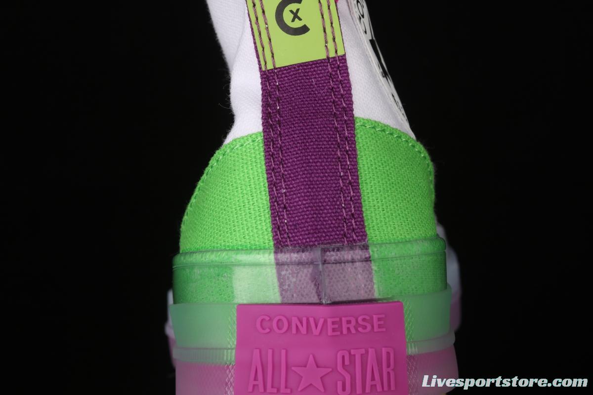 Converse All Star CX Converse neutral crystal jelly ice cream cool summer high top casual board shoes 170833C