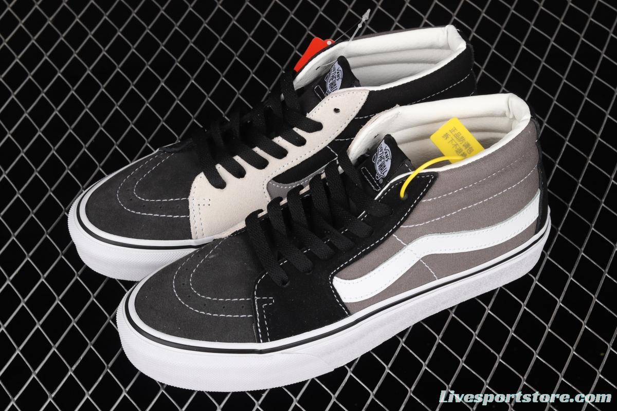 Vans Sk8-Mid Vance color elements retro Chinese top casual board shoes VN0A3WM32PD