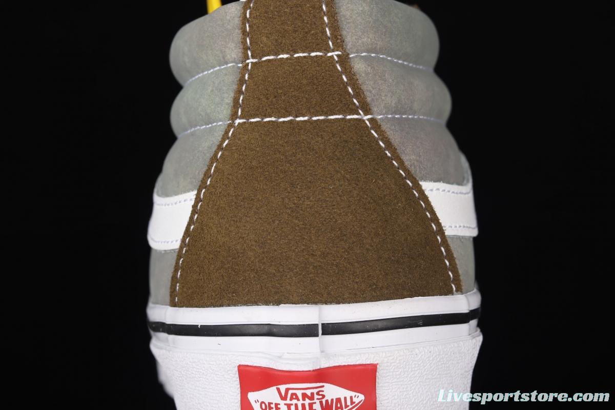 Vans Sk8-Mid Vance classic suede stitching medium-top casual board shoes VN0A3WM324T