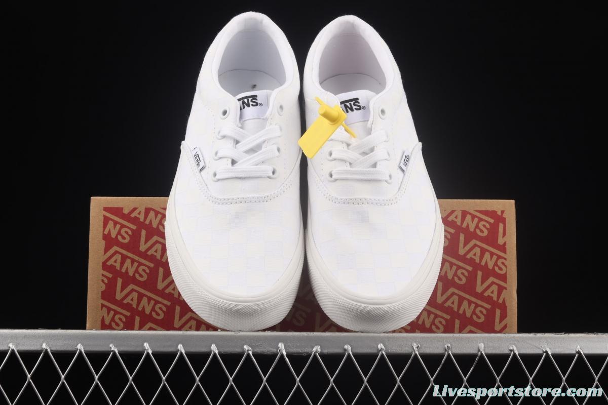 Vans Style 36 Milk White Chess Lattice low-top casual board shoes VN0A3WN3VEE