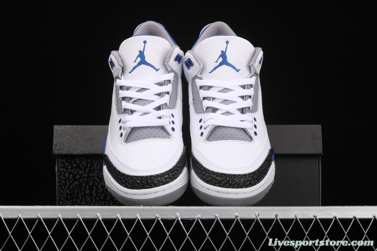 Air Jordan 3 Racer Blue AJ3 Joe 3 Racing Blue CT8532-145