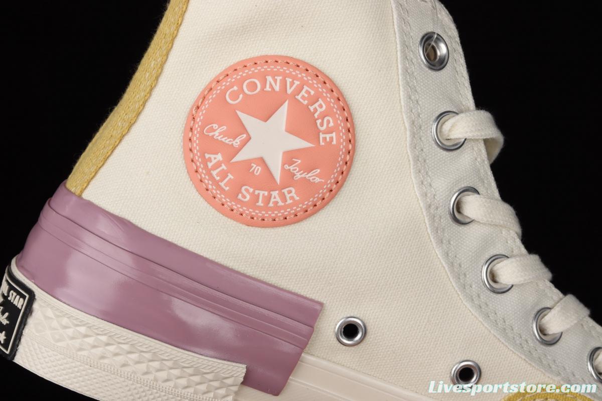 Converse Chuck 70s Tangram splicing high-top casual board shoes 572444C