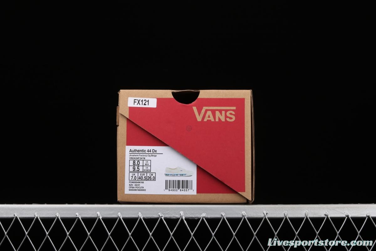 Vans Authentic 44 DX Anaheim White shoes VN0A54F241N