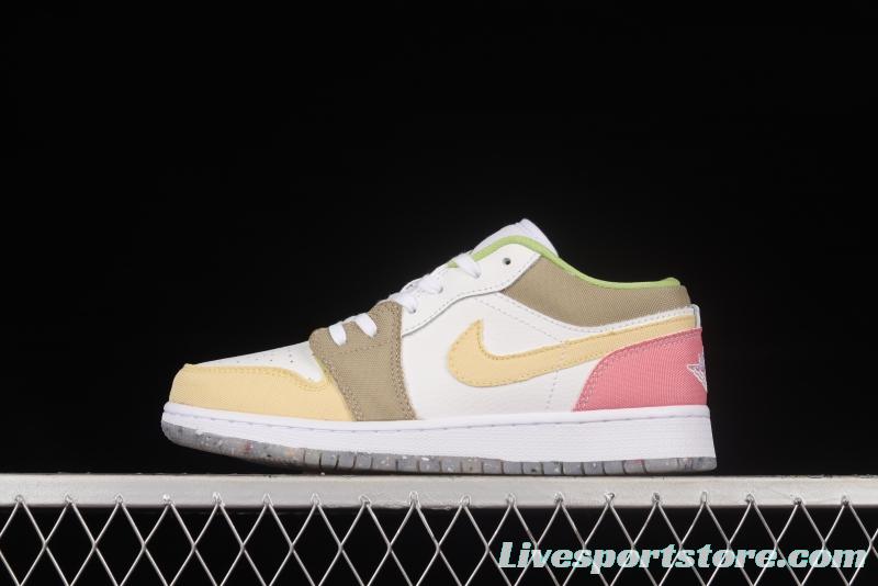 Air Jordan 1 Low Candy Color Sports Culture Basketball Shoes DJ0341-100