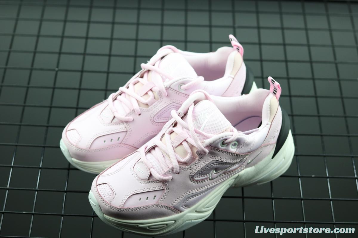 NIKE M2K Tekno pink and white color retro sports daddy shoes AO3108-600