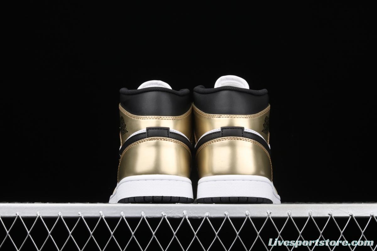 Air Jordan 1 Mid liquid gold DC1419-700