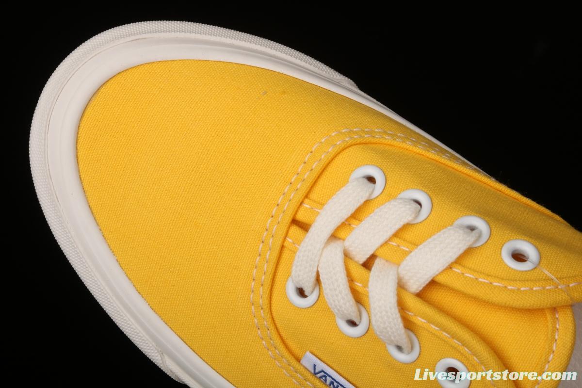 Vans Authentic 44 DX yellow canvas surfing printed Anaheim vintage board shoes VN0A54F241Q