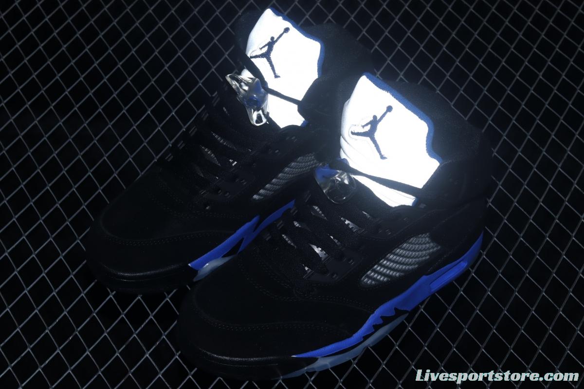 Air Jordan 5 Racer Blue racing car black and blue CT4838-004