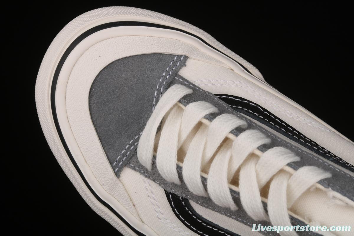 Vans Style 36 million half-moon head gray Oreo low-top canvas board shoes VN0A4BVAK11