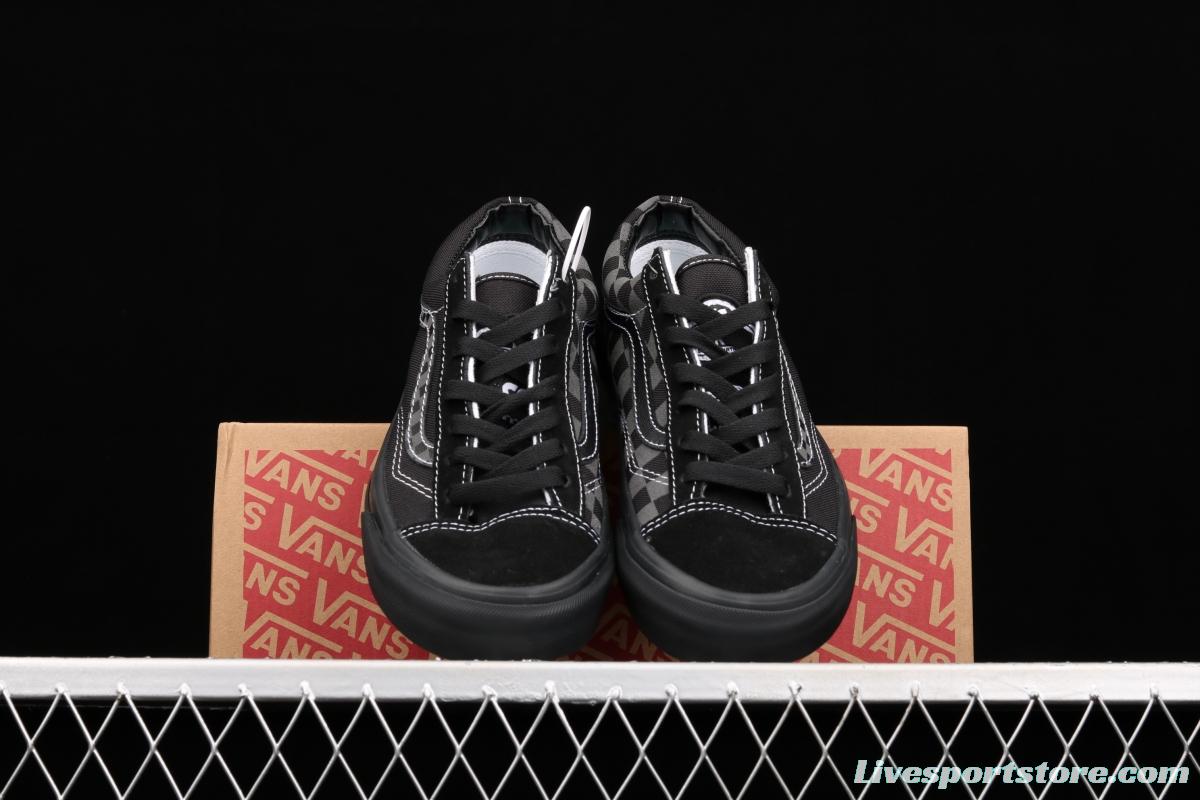 Vans X Se Bilkes Style 36 joint black low-top casual board shoes VN0A54F64YT