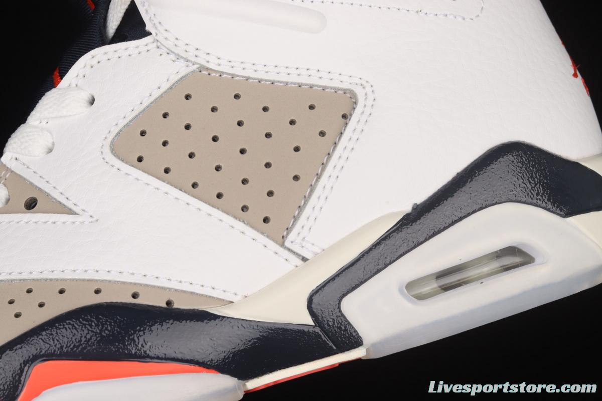 Air Jordan 6 Retro TiNIKEer manuscript infrared 384664-104