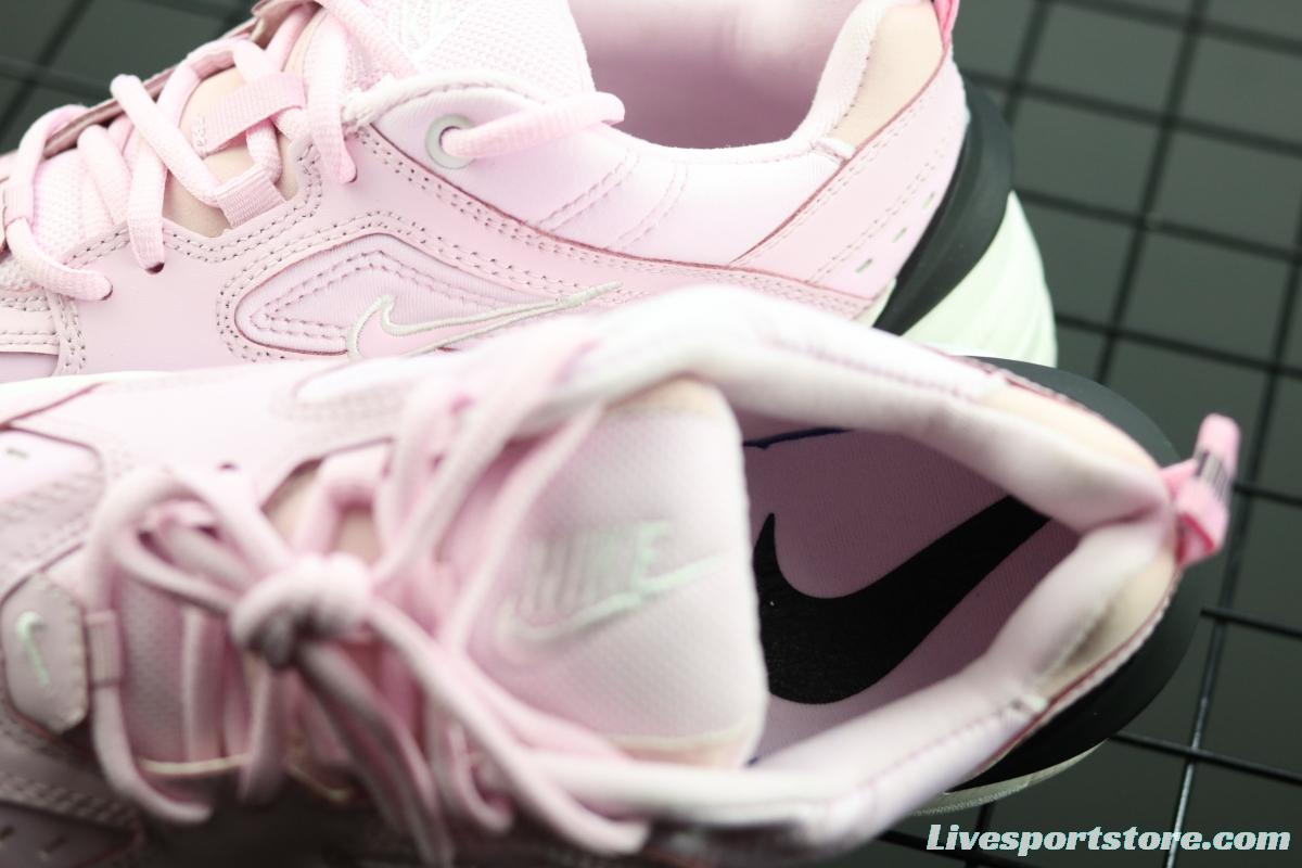 NIKE M2K Tekno pink and white color retro sports daddy shoes AO3108-600