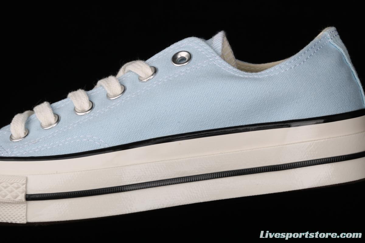 Converse Chuck 70s summer new color water blue new color matching low upper casual board shoes 570789C