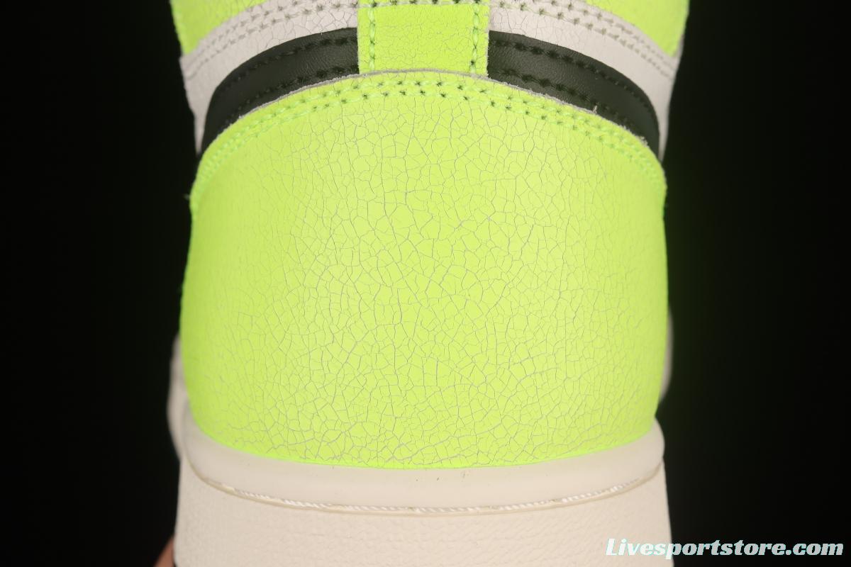 Air Jordan 1 High OG Volt Fluorescent Green 555088-702