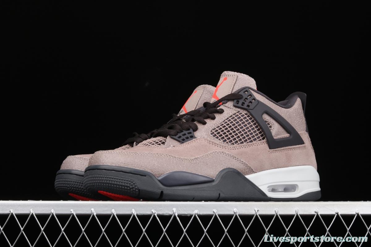 Air Jordan 4 Retro Taupe Haze Black Brown Mocha DB0732-200