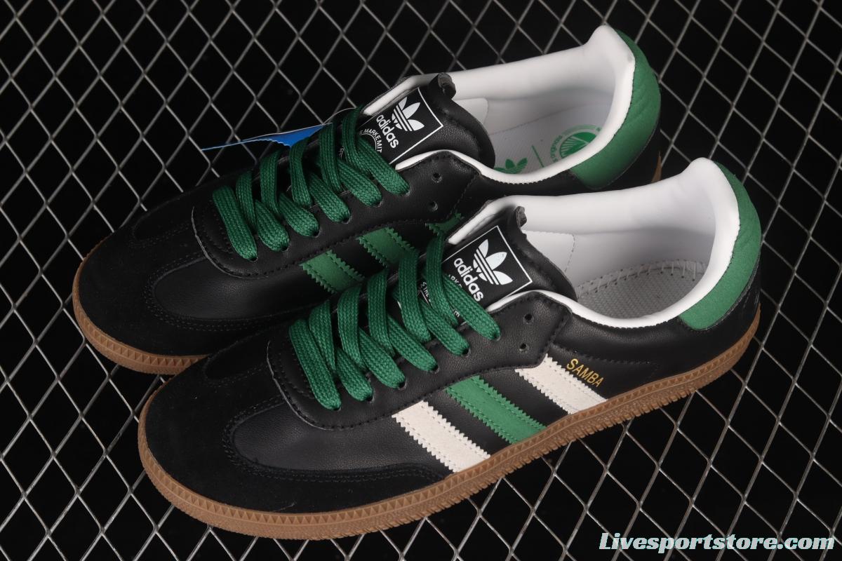 Adidas Samba Vegan FW2429 clover leisure board shoes