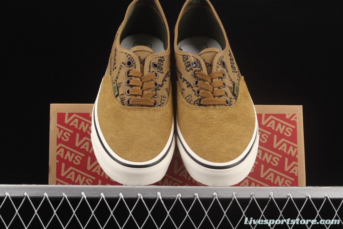 Liberaiders x Vans Authentic Dx joint style tooling series low-top casual board shoes VN0A54F27MB