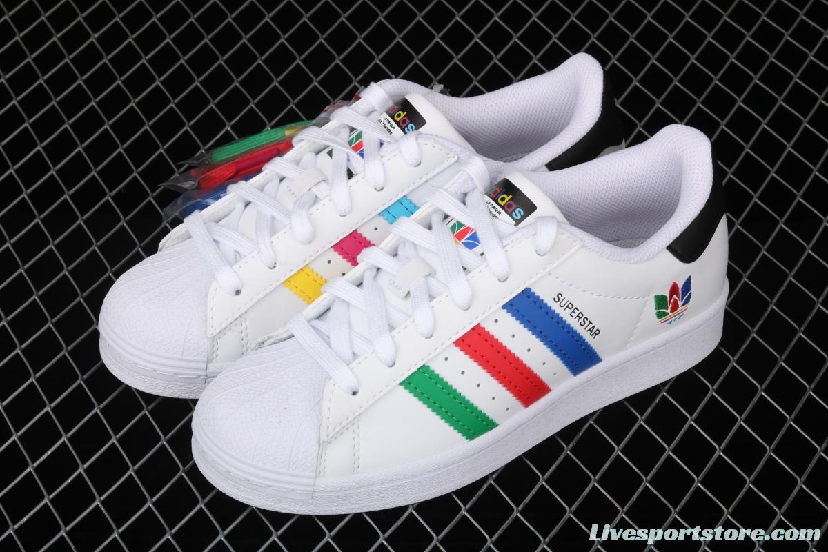 Adidas Superstar FU9521 shell head sports leisure board shoes